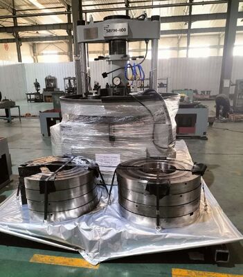 45KWの電力と400kgの負荷容量を持つ鋼ボールフラッシングマシン