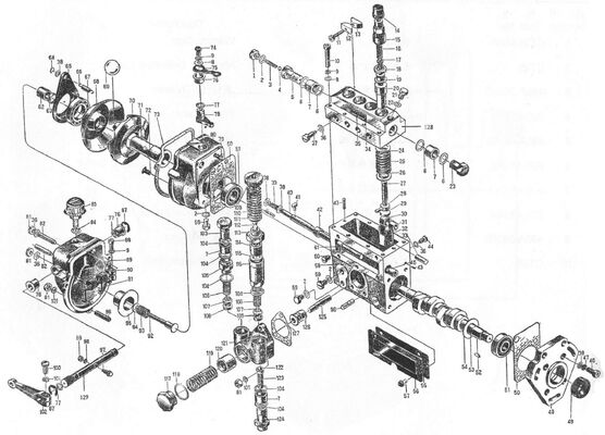 495AG ディーゼルエンジンのスペアパーツ - 燃料注入ポンプ - 495A-30000
