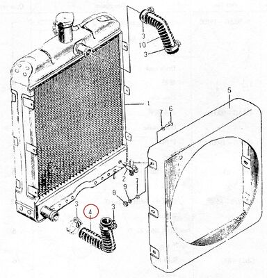 495AG-00002 ディーゼルエンジン用吸気ホース スペアパーツ 中国製