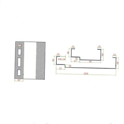 機械を形作る戸枠ロール